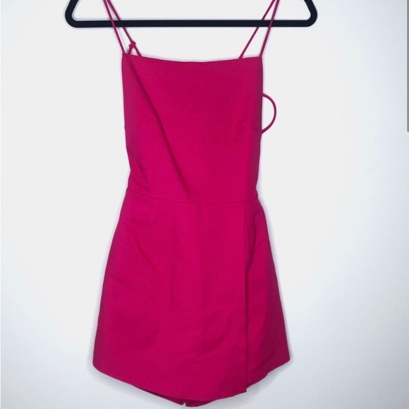 By the Way hot pink romper - Picture 4 of 4